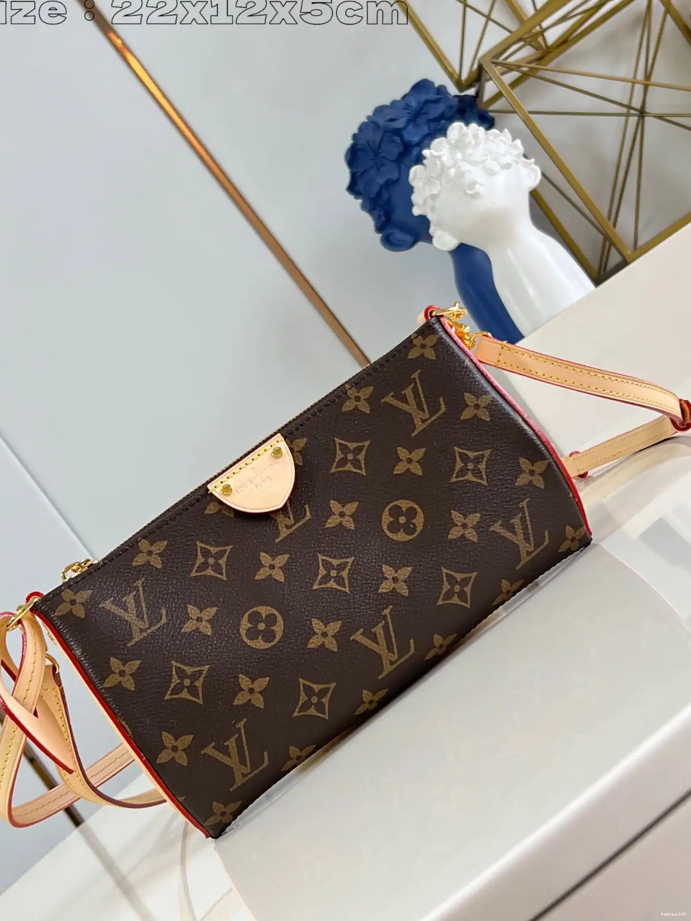 22 x x5.5CM 12 VUITTON Tirette Pochette - LOUIS 0401
